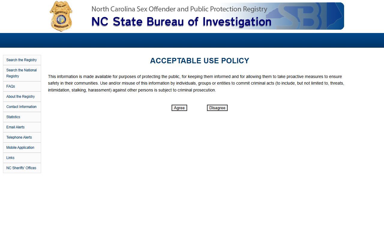 Henderson County criminal court records NC SBI sex offender registry