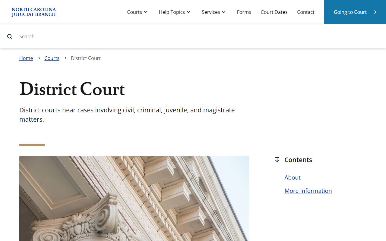 Henderson County District Court jurisdiction page