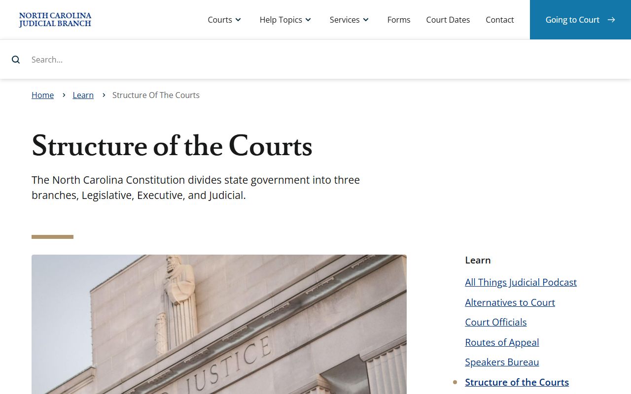 Henderson County District Court North Carolina court structure