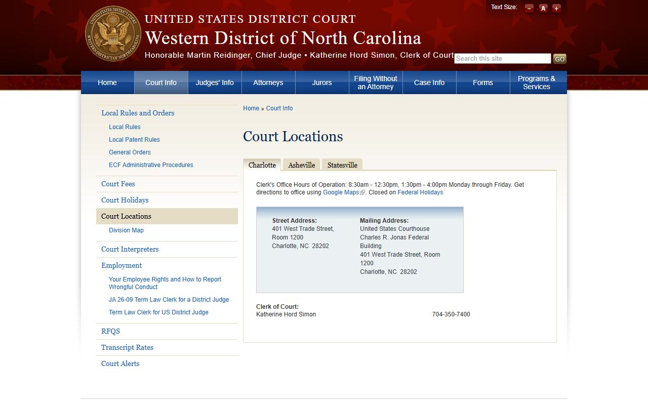 Henderson County probate records federal court locations